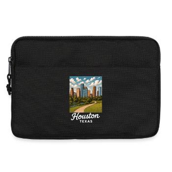 Houston Texas - Laptoptasche 13" - Schwarz - Vorne