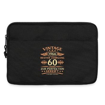 60e anniversaire Légende vivante depuis 1966 - Sacoche pour ordinateur portable 13 pouces - noir - Devant