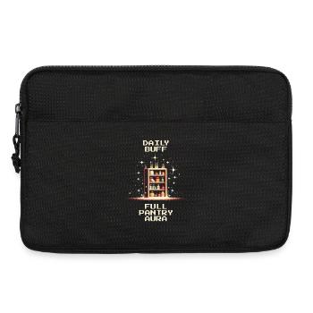 Full pantry | Pixel Art - Laptop bag 13" - black - Front