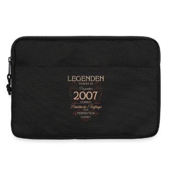 18th Birthday Legend December Vintage 2007 - Laptop bag 13" - black - Front