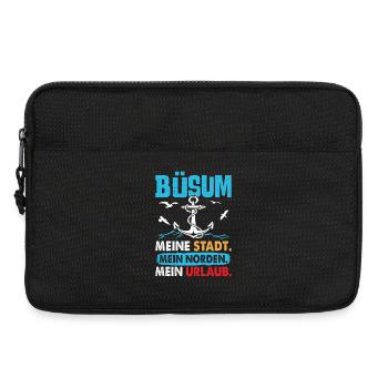 BÜSUM MA VILLE MON NORD MES VACANCES Drôle - Sacoche pour ordinateur portable 13 pouces - noir - Devant