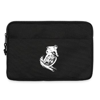 VTT Biker Art Cyclisme - Sacoche pour ordinateur portable 13 pouces - noir - Devant