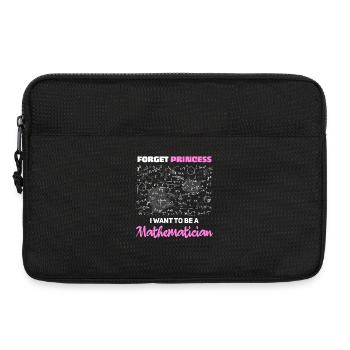 I Want to Be a Mathematician - Laptop bag 13" - black - Front