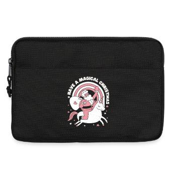 Have a Magical Christmas - Laptop bag 13" - black - Front