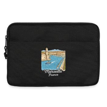 Marseille Frankreich - Laptoptasche 13" - Schwarz - Vorne