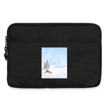 Let It Snow – Magischer Winter | Christmas Wonderl - Laptoptasche 13" - Schwarz - Vorne
