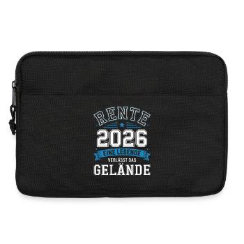 Retraite 2026 La légende quitte le site - Sacoche pour ordinateur portable 13 pouces - noir - Devant