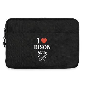 Bison - Laptoptasche 13" - Schwarz - Vorne