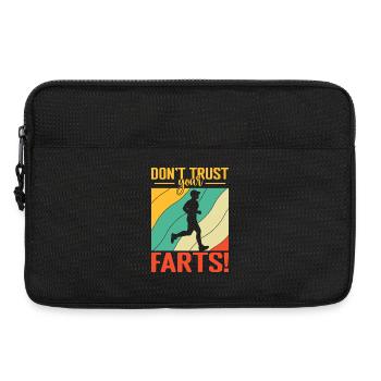 Running Don ́t Trust Your Farts Marathon Runner - Laptop bag 13" - black - Front