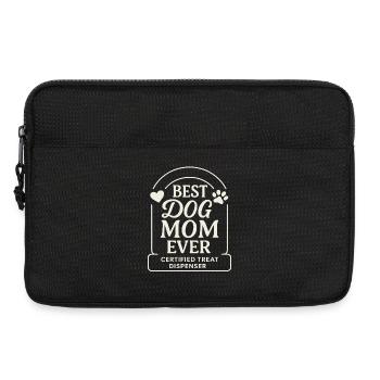 Meilleure maman de chien jamais certifiée - Sacoche pour ordinateur portable 13 pouces - noir - Devant