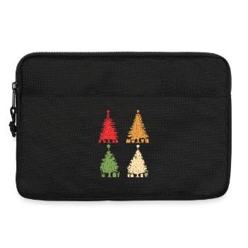 Weihnachtsmann Weihnachtsbaum Weihnachten - Laptoptasche 13" - Schwarz - Vorne