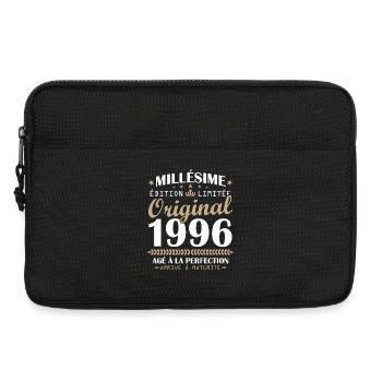 Millésime 1996 Original Cadeau Anniversaire 30 ans - Sacoche pour ordinateur portable 13 pouces - noir - Devant