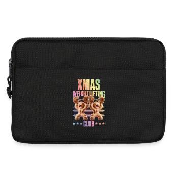 Club d’haltérophilie de Noël Noël - Sacoche pour ordinateur portable 13 pouces - noir - Devant
