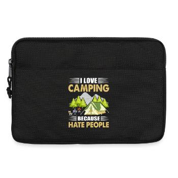 Camping - Laptoptasche 13" - Schwarz - Vorne