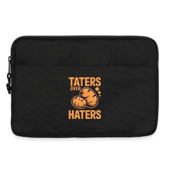 Tatters Over Haters Kartoffel - Laptoptasche 13" - Schwarz - Vorne