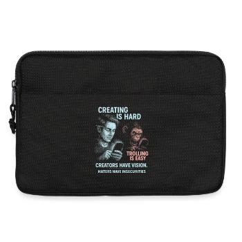 Social Media Creator Shirt Influencers Creators - Laptop bag 13" - black - Front