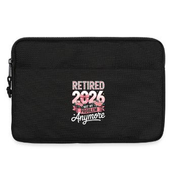 Retired 2026 Not My Problem Anymore - Laptop bag 13" - black - Front