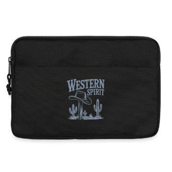 Western Spirit – Vintage Cowboy - Laptoptasche 13" - Schwarz - Vorne