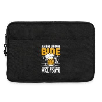 I don't have a big funny design blunder - Laptop bag 13" - black - Front