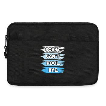 Schwimmen Wassersport Schwimmer Geschenke - Laptoptasche 13" - Schwarz - Vorne