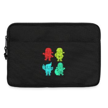Weihnachtsmann Weihnachtsbaum Weihnachten - Laptoptasche 13" - Schwarz - Vorne