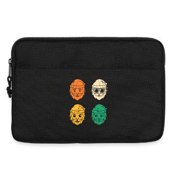 Santa Claus Christmas Tree Christmas - Laptop bag 13" - black - Front