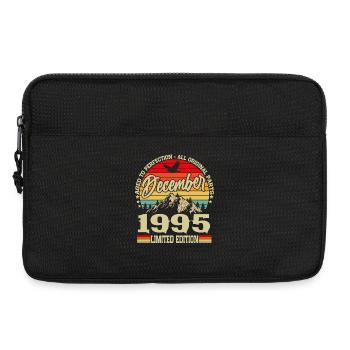 Vintage-Dezember-1995-Jahrgang-Retro-Geburtstag - Laptoptasche 13" - Schwarz - Vorne