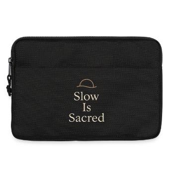 Le calme, c’est la rébellion. Soft Life Self Care - Sacoche pour ordinateur portable 13 pouces - noir - Devant