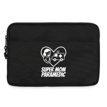 Super Mom Paramedic Ambulanz Herzdesign - Laptoptasche 13" - Schwarz - Vorne