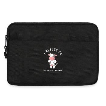 Allergie au lait Intolérance au lactose Flatulence - Sacoche pour ordinateur portable 13 pouces - noir - Devant
