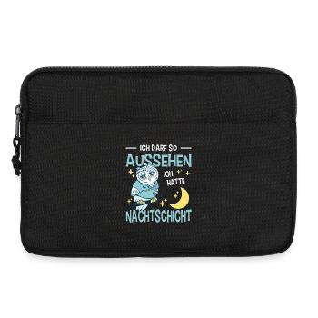 Pflegerin Geschenke Pflege Lustig Krankenpflegerin - Laptoptasche 13" - Schwarz - Vorne