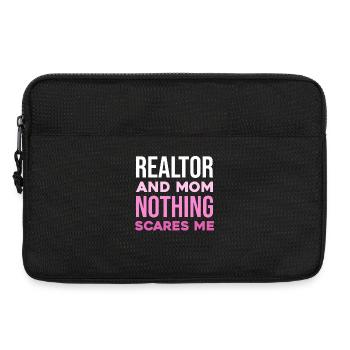 Realtor mom courageous – don't be afraid - Laptop bag 13" - black - Front