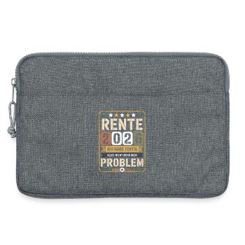 Rente 2026 – Ich Habe Fertig - Laptoptasche 13" - Grau meliert - Vorne