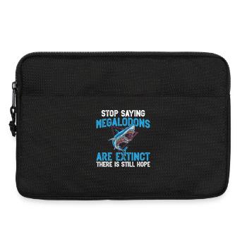  Megalodon Accessories for Shark Lover Teeth - Laptop bag 13" - black - Front