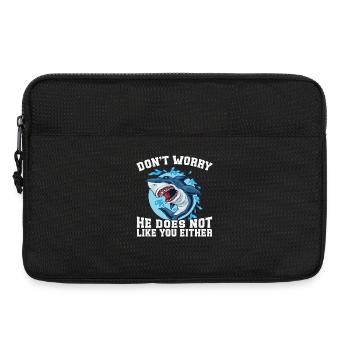  Megalodon Shark Lover Megalodon Costume Shark - Laptop bag 13" - black - Front