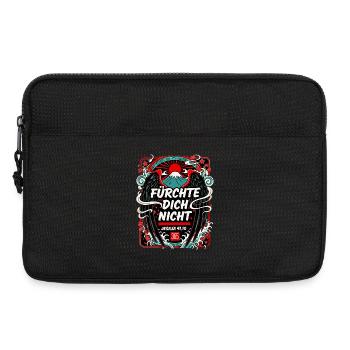 FÜRCHTE DICH NICHT Japan Kirschblüten Fuji - Laptoptasche 13" - Schwarz - Vorne