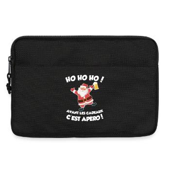 Ho Ho Ho Vor den Geschenken Es ist Aperitif Weihnachtsfeiertage - Laptoptasche 13" - Schwarz - Vorne