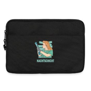 Pflegerin Geschenke Pflege Lustig Krankenpflegerin - Laptoptasche 13" - Schwarz - Vorne