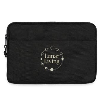 Déesse Lunaire du cycle lunaire intentionnellement - Sacoche pour ordinateur portable 13 pouces - noir - Devant