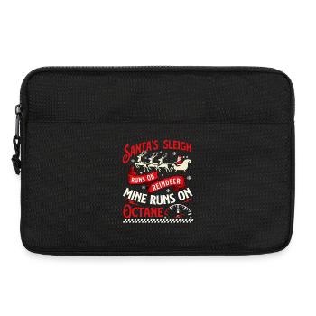 Santa's Sleigh Reindeer Mine läuft auf Octane Funny - Laptoptasche 13" - Schwarz - Vorne