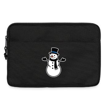 Schneemann - Laptoptasche 13" - Schwarz - Vorne