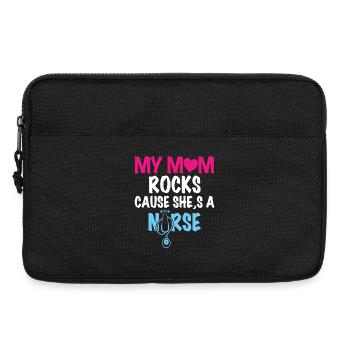 Krankenschwester Mama - Laptoptasche 13" - Schwarz - Vorne