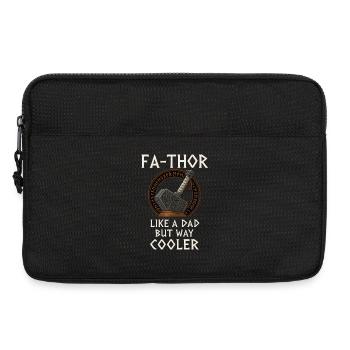 Fa-Thor Viking Father Hammer Design - Laptop bag 13" - black - Front