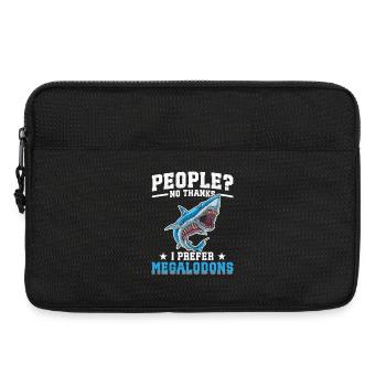  Megalodon Research Team Megalodon Shark Lover - Laptop bag 13" - black - Front