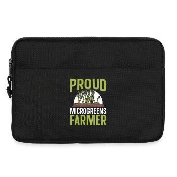 Microgreens Gardening Kit Microgreens drinnen anbauen - Laptoptasche 13" - Schwarz - Vorne