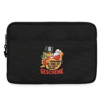 Weihnachtsmann Weihnachtszeit Weihnachts - Laptoptasche 13" - Schwarz - Vorne