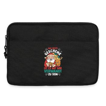 Weihnachtsmann Weihnachtszeit Weihnachts - Laptoptasche 13" - Schwarz - Vorne