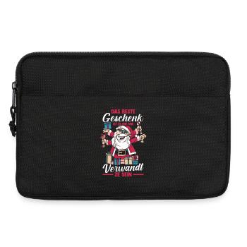 Weihnachtsmann Weihnachtszeit Weihnachts - Laptoptasche 13" - Schwarz - Vorne