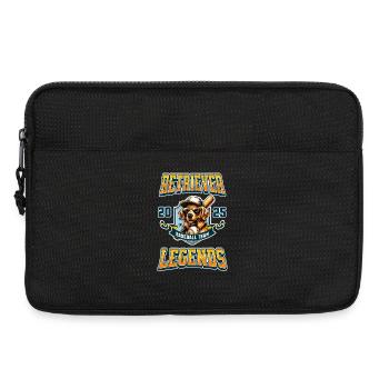 Équipe de baseball Golden Retriever - Sacoche pour ordinateur portable 13 pouces - noir - Devant