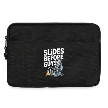 Lab Technician Slides Before Guys Laboratory Work - Laptoptasche 13" - Schwarz - Vorne